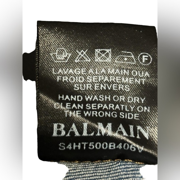 Balmain denim skirt size medium - Picture 10 of 10